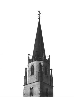Kmehlen-Gävernitz-Wantewitz. Dorfkirche Wantewitz. Turm