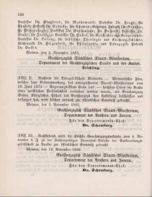 102. Ministerial-Bekanntmachung, betreffend die höchste Genehmigung zur Aufnahme einer fünfprozentigen Prioritäts-Anleihe der Gasbereitungsgesellschaft zu Apolda