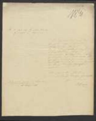 Brief von Eduard Lucas an Regensburgische Botanische Gesellschaft