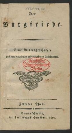 Th. 2: Der Burgfriede