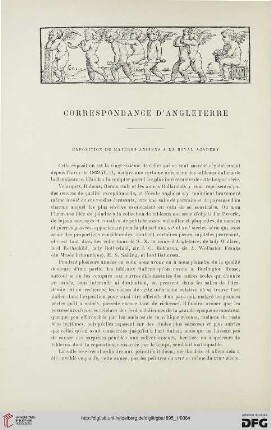 3. Pér. 13.1895: Exposition de maîtres anciens à la Royal Academy, [1] : correspondance d'Angleterre