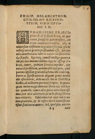 2r-3r, Epistola