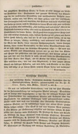 255-267 Kirchliche Statistik