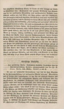 255-267 Kirchliche Statistik