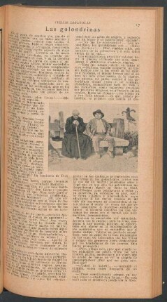Las golondrinas : Firmas españolas