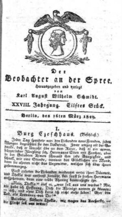 11. Stueck, 16. Maerz 1829