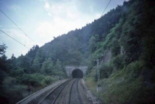 Horb Einfahrt Mühlener Tunnel Nordportal Führerstandsmitfahrt auf Lok 221 104 DC 481
