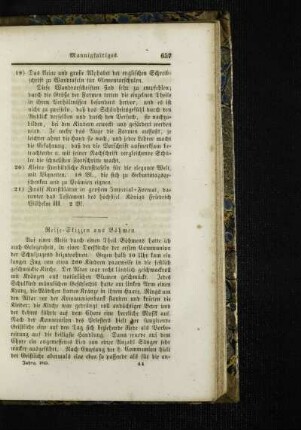Reise-Skizzen aus Böhmen