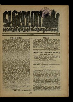 St. Gereon / 19. Jahrgang 1931