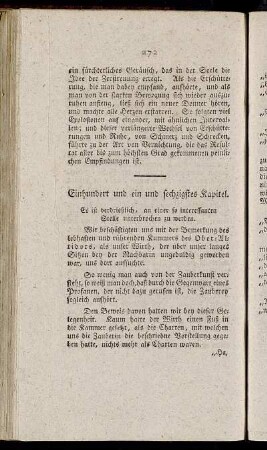 Einhundert und ein und sechzigstes Kapitel. - Einhundert und fünf und siebenzigstes Kapitel.