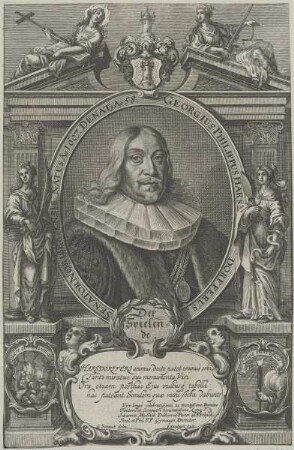 Bildnis des Georgius Philippus Harsdörfferus