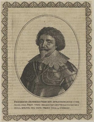 Bildnis des Fredericus Henricus a Nassau