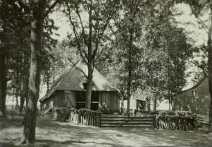 Lüneburger Heide. Schafstall bei Wilsede