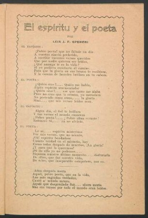 El espíritu y el poeta