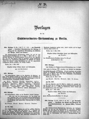 No. 28 (324-335), 11. Mai 1889