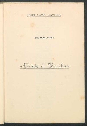 Segunda parte