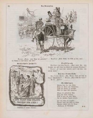 "Am Rennplatz" "Räthselhafte Inschrift"