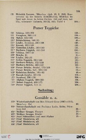 Perser Teppiche (Nr. 130-158)