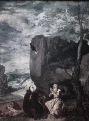Der Abt Antonius und der Einsiedler Paulus