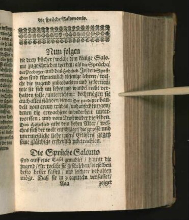 [Drei Bücher Salomo]