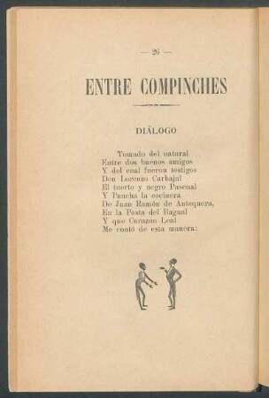 Entre compinches : Diálogo