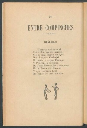 Entre compinches : Diálogo