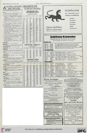 Nr. 11 (12. Mär. 1933), S. 5: Preisberichte