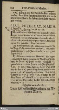 Fest. Purificat. Mariae Evang. Luc. II. 22-32