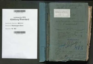 Emmerich, Ludwig 06.12.1819 - 23.03.1885; Bergmeister; Prüfungs- u. Personalakten