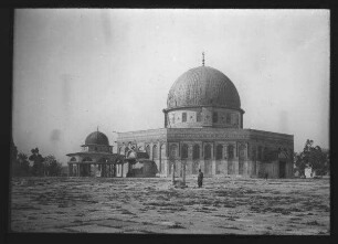 Felsendom von Norden mit Kettendom [Jerusalem]