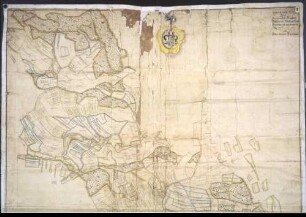 Geometrische "Mappa" über den Bann zu Breitenerlen, Heggelbach, Höllsteig und Waldsteig