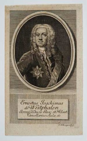 Bildnis von Ernst Joachim von Westphalen (1700-1759)