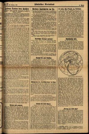 Zweite Ausgabe vom Mittwoch, den 29. Oktober 1941.