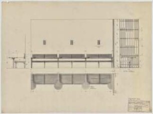 Flughafen Tempelhof - Bar Sitzbank u. Gitter