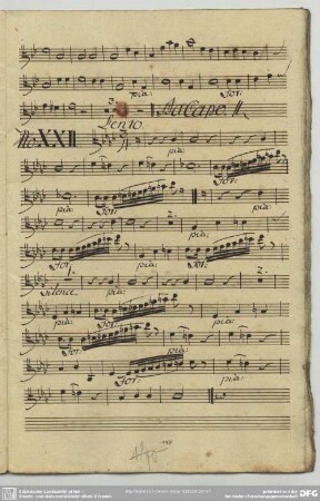 22. Anonymus, Lento, f-Moll