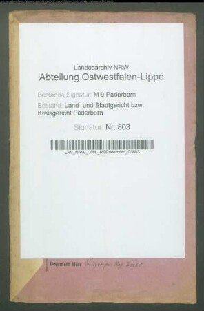 Erblasser: Bielemeyer, Antoinette: