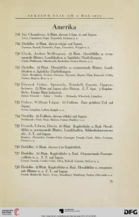 Amerika (Nr. 728-760)