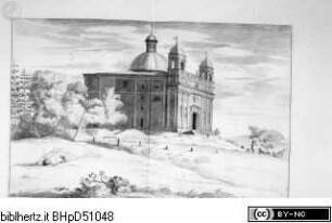 Galleria Giustiniana del marchese Vincenzo Giustiniani. 2 Bände., 2. Band, Tafel 164: Ansicht von San Vincenzo, Bassano Romano