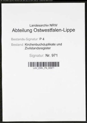 Kirchenbuchduplikat der evangelischen Gemeinde Ende (GHT 1837-1846). (Gemeinde: Ende, evangelische Gemeinde)