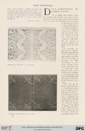 Dutch bookbindings. By Gabriel Mourey