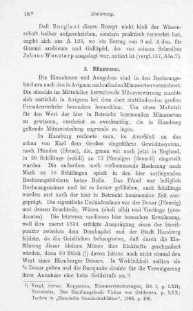 3. Münzwesen.