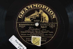 "Troubadour" : Luna-Arie: Ihres Auges himmlisch Strahlen / (Verdi)
