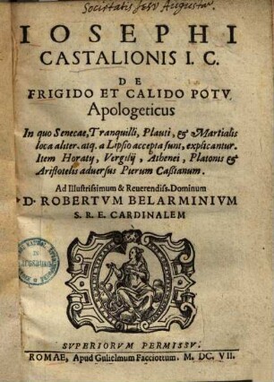 De frigido et calido potu Apologeticus ...