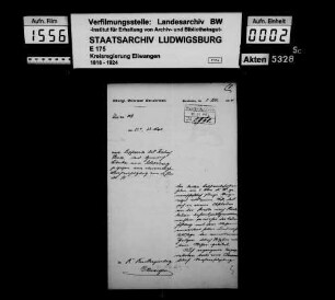 Strafsachen, OA Gerabronn