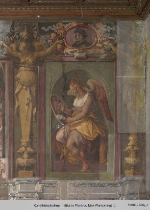 Innendekoration : Allegorie der Malerei