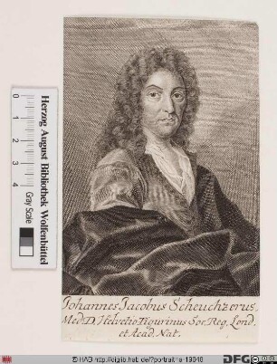 Bildnis Johann Jacob Scheuchzer