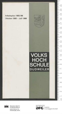 Programm Jahr 1965/1966