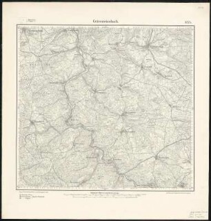 Meßtischblatt 3275 : Grävenwiesbach, 1907 : Grävenwiesbach. - Aufn. 1905. - 1:25000. - [Berlin]: Kgl. Preuss. Landesaufnahme, 1907. - 1 Kt.