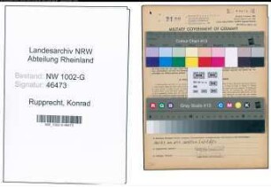 Entnazifizierung Konrad Rupprecht, geb. 28.03.1891 (Schneider)