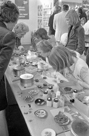 Ausstellung für Freizeitgestaltung "hobby 75" in den Hallen am Festplatz